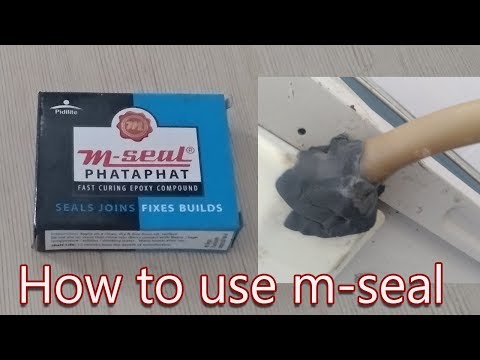 How to use M Seal | In Hindi How to use M Seal | Fix Water Leakage
