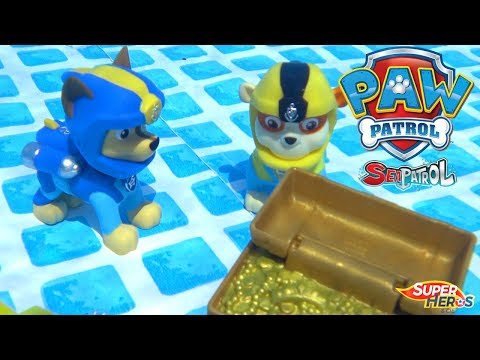 La Pat Patrouille Chasse Un Trésor Sous Marin Histoire Ryder Ruben Chase Paw Patrol Jouet Toy Kids