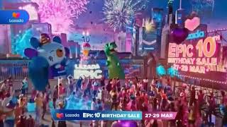 Iklan Lazada  Lazada 10 Tahun 2022  Rcti Sctv Indosiar Gtv Inews Mnctv Trans 7 U0026 Trans Tv