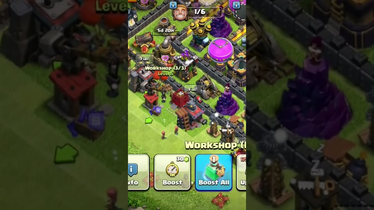 Upgrading workshop to level 6️⃣ ✅! 