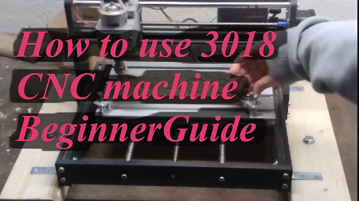 3018 CNC Beginner Guide QuickStart tutorial