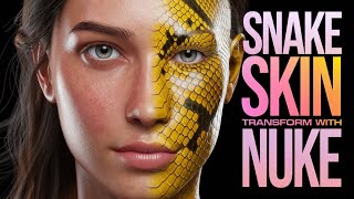Celebrity Mastering SNAKE SKIN Texture in Nuke Made Easy. Wealth