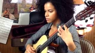 Jasmine Rodriguez beginning classical guitar music James Hunley guitar studio Los Angeles California