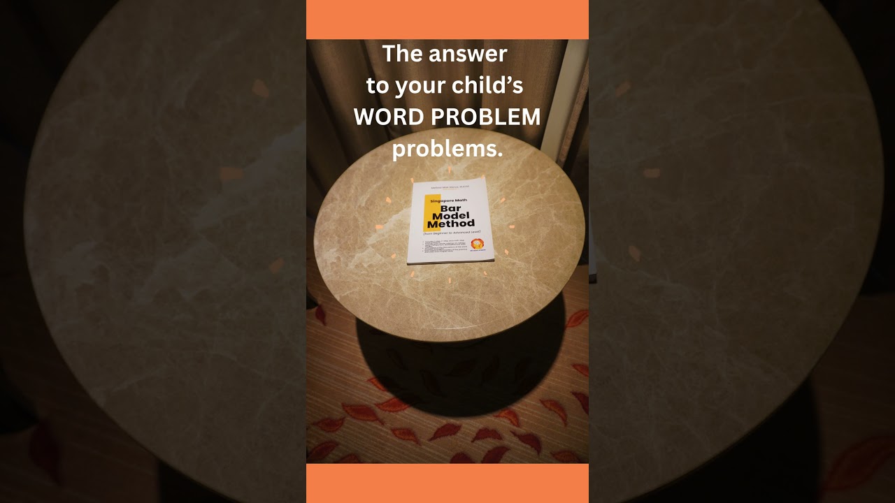 SINGAPORE MATH BAR MODELLING BOOK