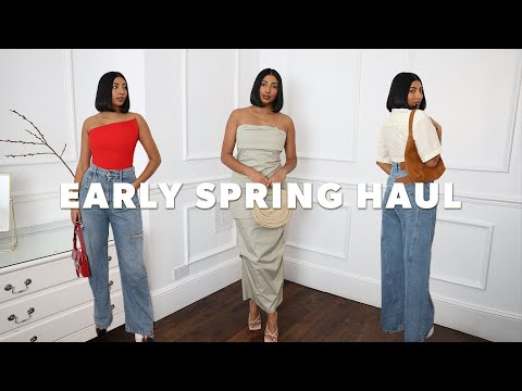 SPRING TRY-ON HAUL | Zara, Loewe, Chanel, H&M + more