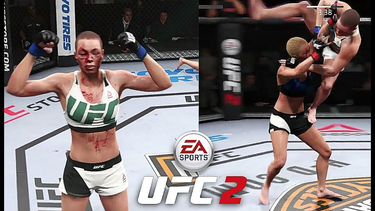 Paige VanZant -Vs- Rose Namajunas (Online Match) ☆ EA SPORTS UFC 2 ☆ - YouT...