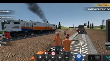 Indonesia Train Simulator | Story Mode Update | Chapter 3 Track Maintenance Gameplayindo | Sim Game