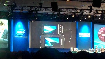 Dadi Perlmutter Keynote tech highlight - handheld video