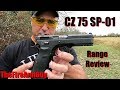 CZ 75 SP-01 Range Review - TheFireArmGuy