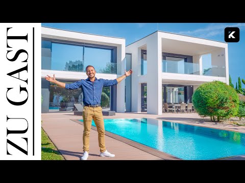 Video: Atemberaubendes Poolhaus, das das schicke Design seiner Hauptwohnung widerspiegelt