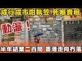 香港租金崩盤，頂級商鋪暴跌95%，香港真係沒落啦！香港老店紛紛退租結業，話業主食相難睇。