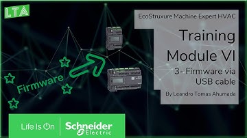 EcoStruxure Machine Expert HVAC Training - M6.3 Firmware via USB Cable
