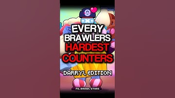 Every Brawlers HARDEST Counters | Darryl #brawlstars #shorts