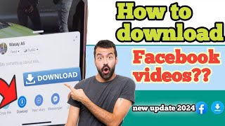 How to Download Facebook Videos Easily | Step-by-Step Tutorial #facebookvideo #downloadfacebookvideo