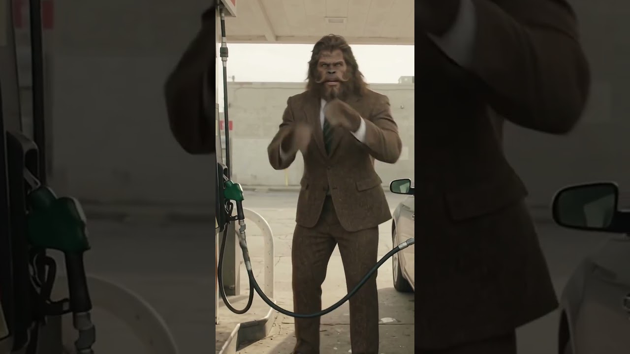 Reginald Forest pumps his own gas
