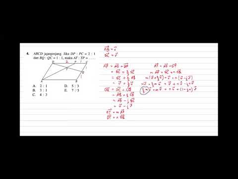 Pembahasan Soal Vektor Di Buku Sukino Matematika Peminatan Kelas X Halaman 123 No 4 Youtube