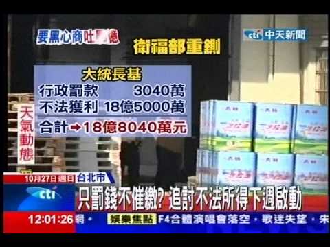 中天新聞》史上最高！ 大統罰18.5億 富味鄉罰4.6億
