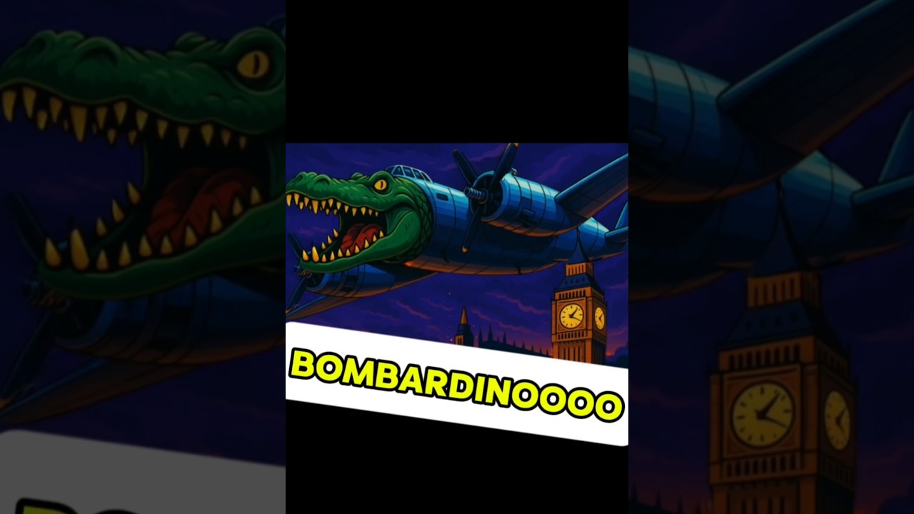 London In Chaos, Bombardino Crocodilo Take Over!🇬🇧|Video Shorts Animation 