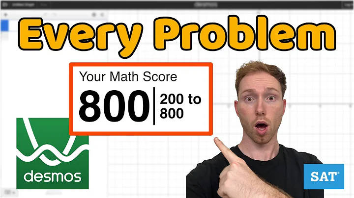 DESMOS SAT MATH - How to Solve Every SAT Math Problem with DESMOS