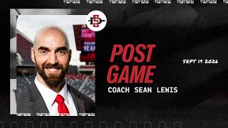 SDSU FOOTBALL: SEAN LEWIS POST GAME VS JMU - SEP 19, 2026