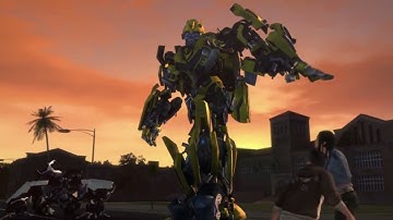 Transformers: The Game - Walkthrough - Chapter 3 | The Suburbs | Bumblebee vs Barricade | Autobots