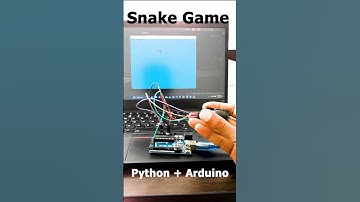 Python Snake Game Controlled by Arduino #shorts