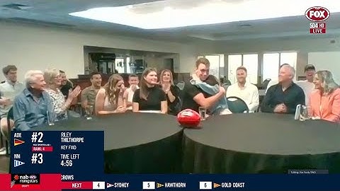 "With pick two, the Adelaide Crows select..."