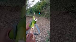 Another Type Bamboo Slingshot #Ramcharan110 #Experiment #Shorts_Videos