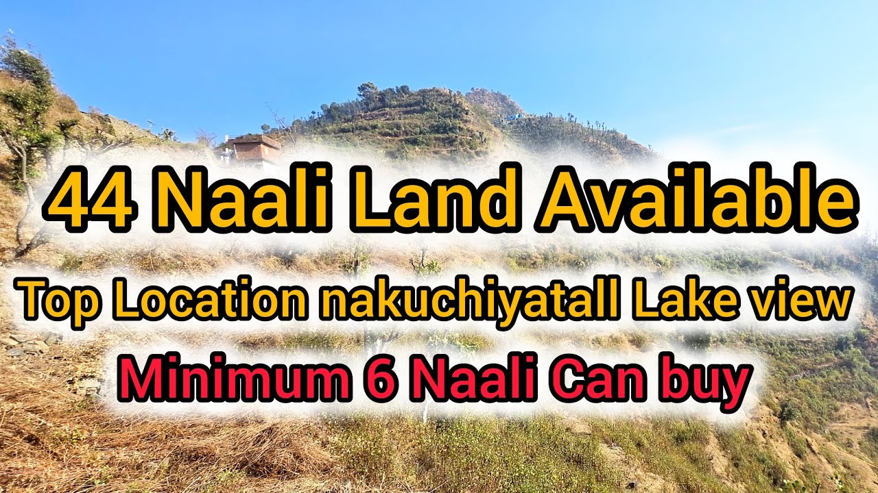 Top Location Lake View Land For sale 