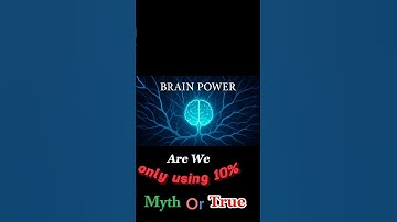 Do We REALLY Use Only 10% of Our Brain? | Truth Revealed! 🧠🔥#BrainMyth#DidYouKnow #NeuroscienceFacts