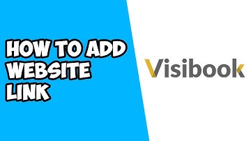 How To Add Website Link on Visibook (2022)