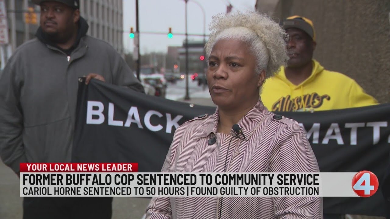 Former Buffalo police officer sentenced to community service - YouTube