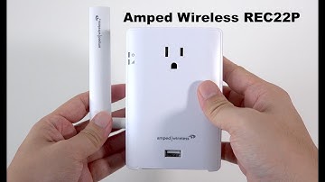 Amped Wireless High-Power Plug-In AC1200 Wi-Fi Range Extender Unboxing