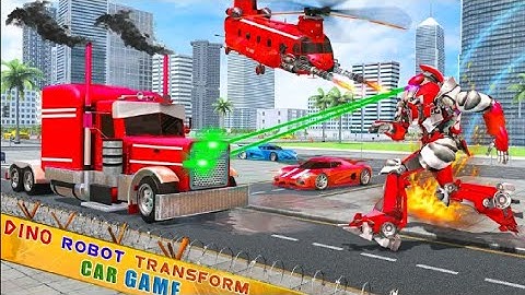 Dino Robot Car Game - Flying Robot Transforming Game - Save the world from aliens #9