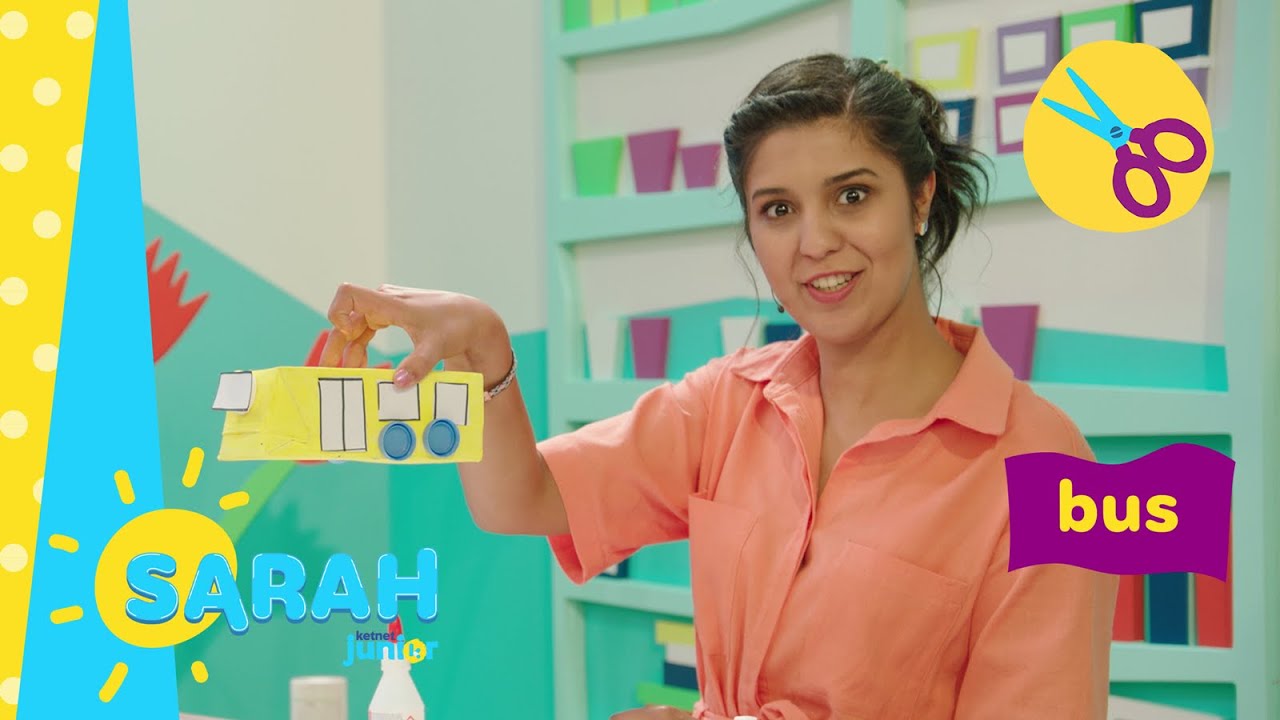 bus | Sarah knutselt | Ketnet Junior