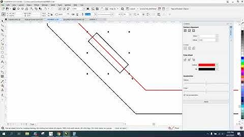 Corel Draw Tips & Tricks Make tabs at the same angle as your Drawing Part 2