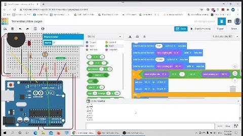 ตัวอย่างการออกแบบและใช้งาน Arduino  ด้วยเว็บไซต์ Tinkercad