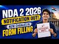 UPSC NDA 2 2026 Official Notification Out | Major Changes in Form Filling | Age Limit |  #nda22026