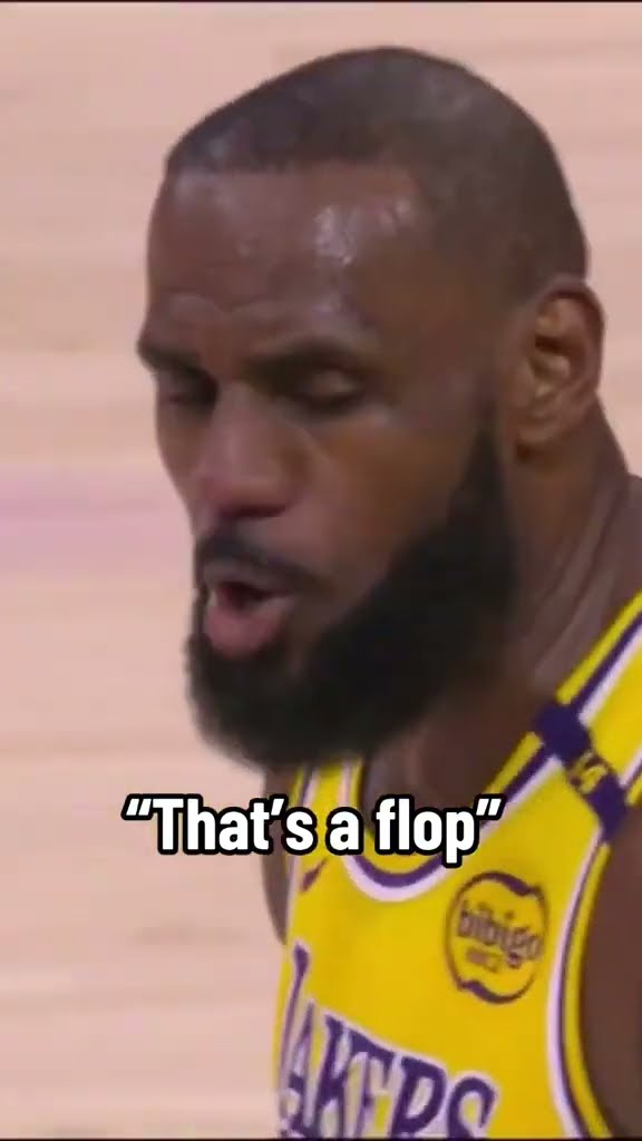 LeBron wanted the flop call ?