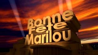 Bonne Fête Marilou