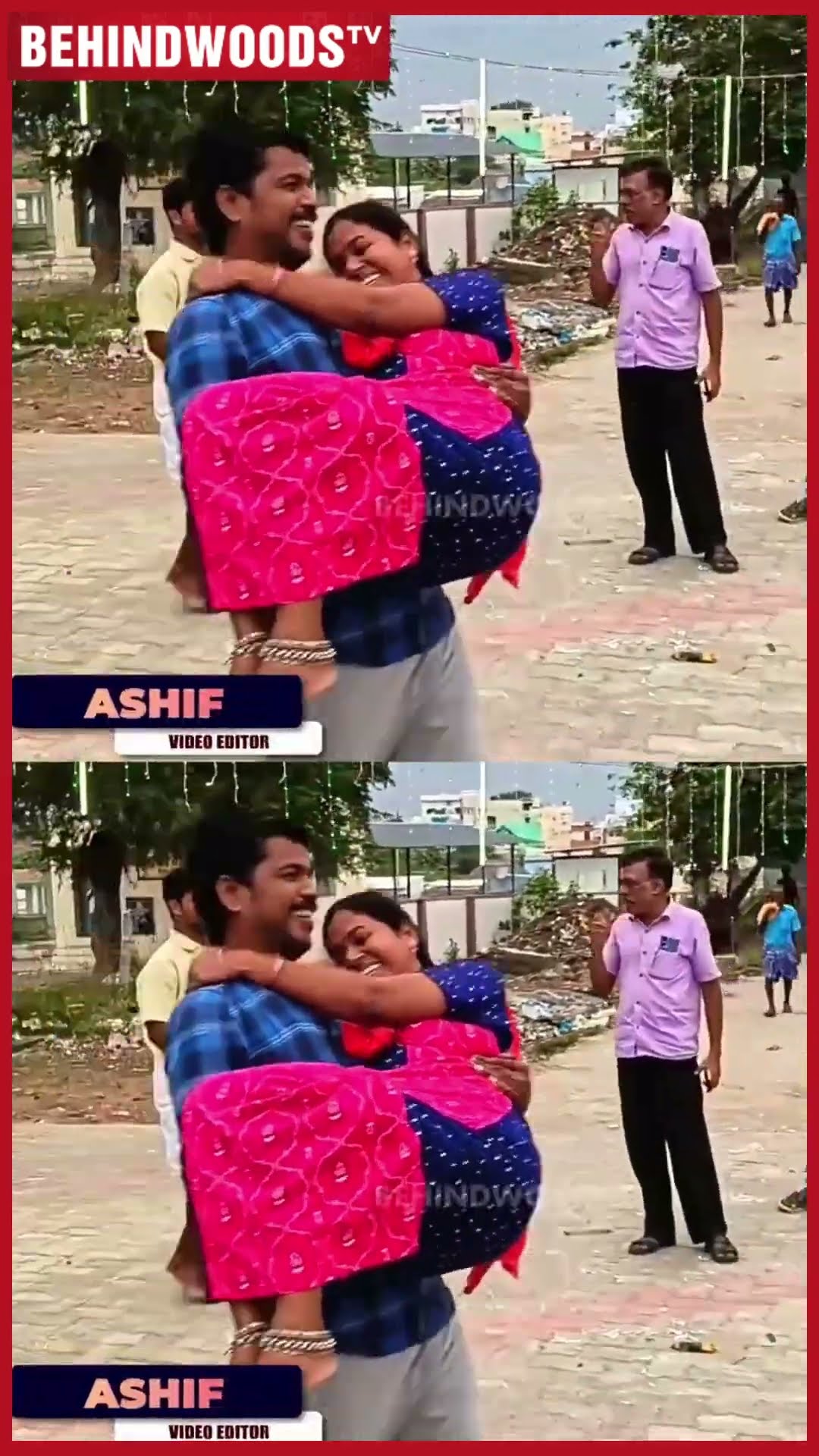'மாமா கீழ விட்டுடாதீங்க' ? குடுகுடுன்னு ஓடிய கணவன், மனைவிகள்