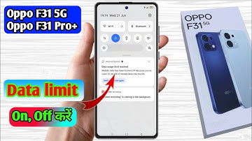oppo f31 5g data limit setting, oppo f31 5g data limit kaise set kare 