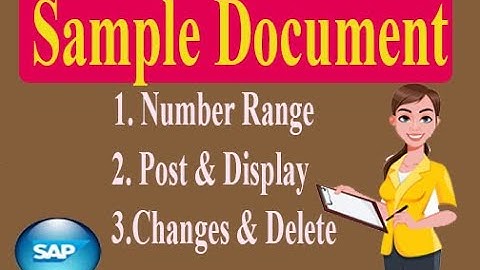 Sample Document In SAP(FI/CO) In Hindi