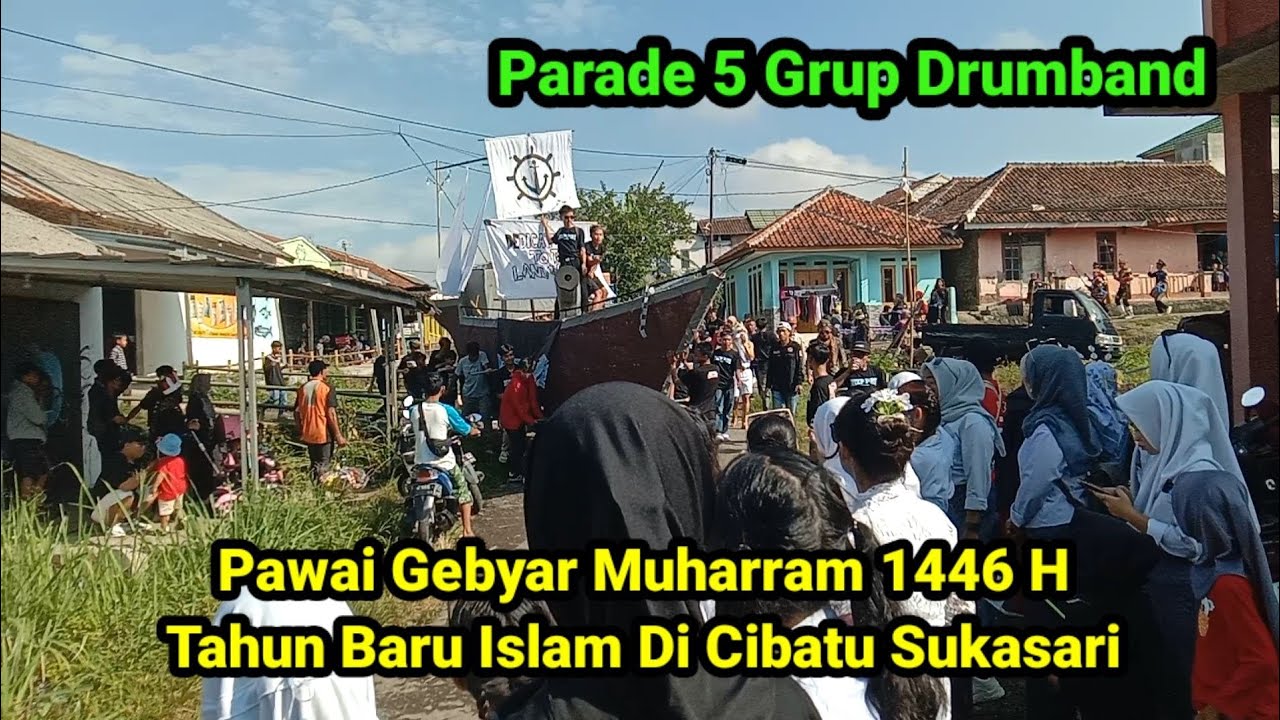 Pawai Karnaval Muharraman Dicibatu Sukasari bersama Drumband RMA, TSO, CNPK, Oma Opa,GNIC || Part #2