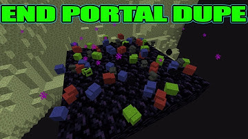 1.19.4 End Portal Duplication Glitch for sand gravel concrete dragon egg and anvil Minecraft