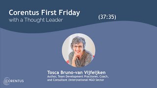 Corentus First Friday with a Thought Leader: Tosca Bruno-van Vijfeijken on Organizational Legitimacy