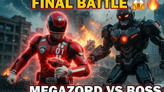 ("Red Ranger SPD vs Robot Army 🤖🔥 | Megazord Final Battle | 4K Cinematic Fight")