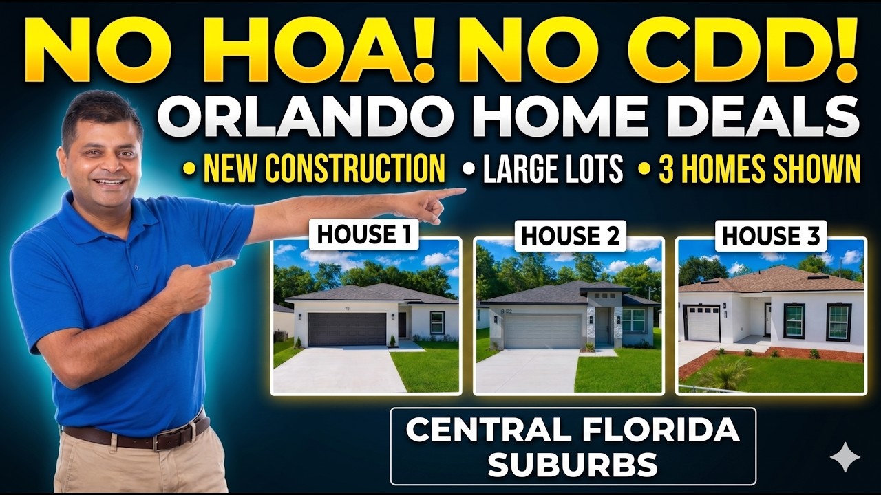 Orlando Homes with NO HOA! NO CDD! – Rare Deals You Can Buy RIGHT NOW