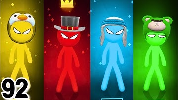 Stickman Party 1234 Player - Gameplay Walkthrough Part 92 - Tournament Mode (iOS, Android)