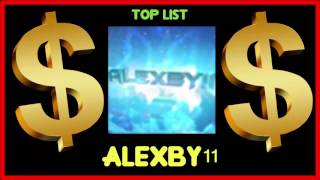How much does aLexBY11 make on YouTube 2016